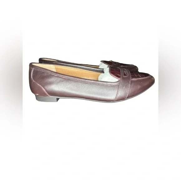 Vionic Savanna Loafer Brown Leather Size 7